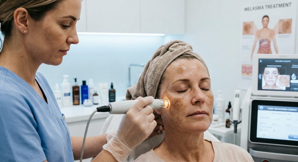 Melasma treatment for lady